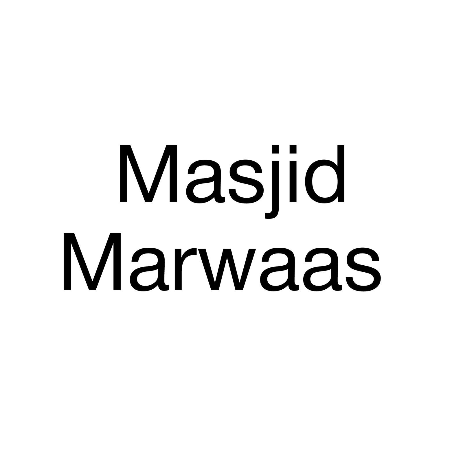 Masjid Marwaas Logo